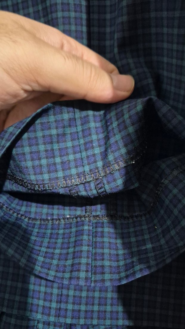 Erkek Lacivert Kareli İş Takımı - Görsel 5