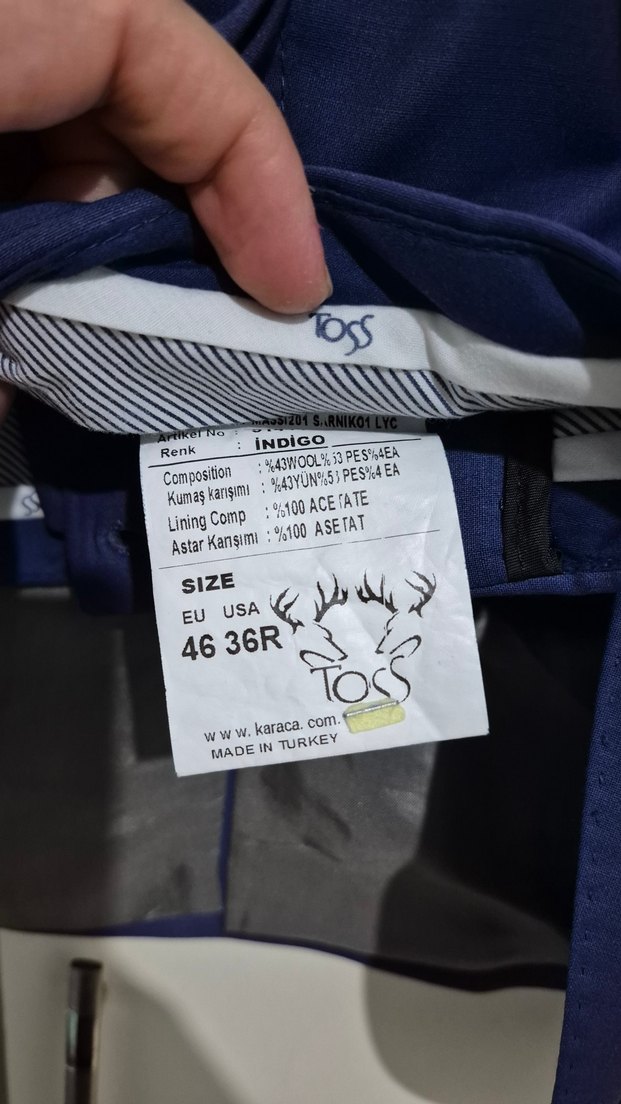 Lacivert Erkek Ofis Takımı - Görsel 5