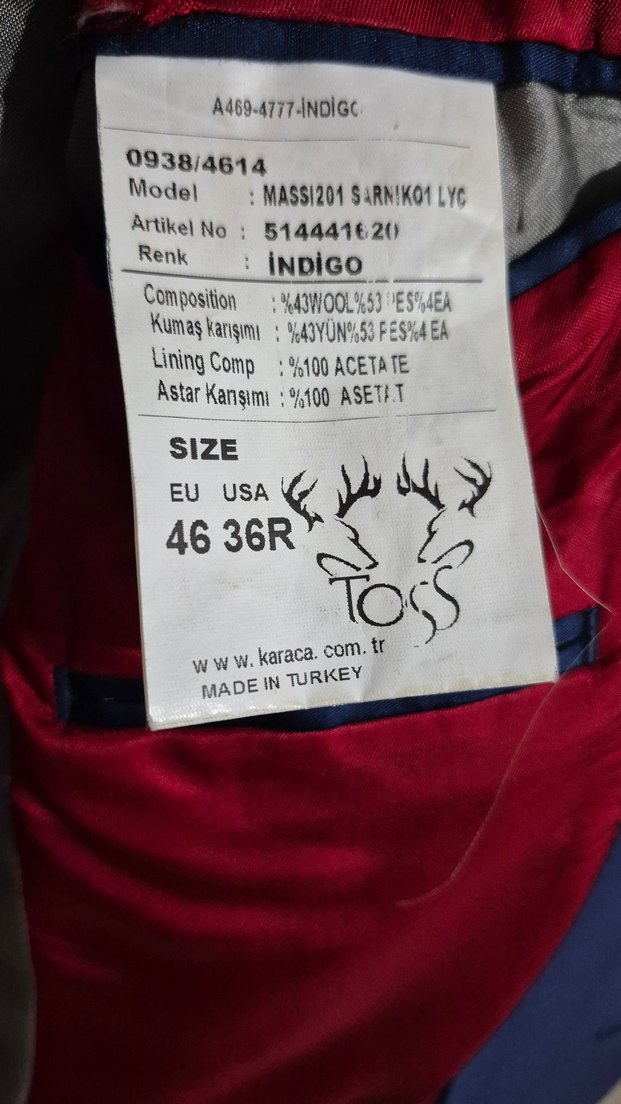 Lacivert Erkek Ofis Takımı - Görsel 3