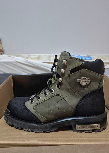 Harley Davidson Erkek Biker Bot haki - Görsel 3