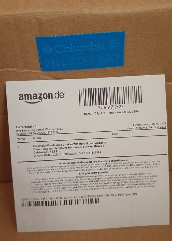 Columbia erkek sayili kullanılmis bot - Görsel 5