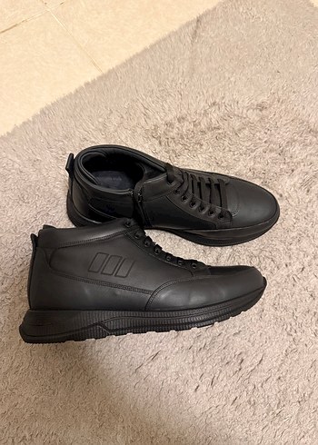 Siyah Erkek Bot Ayakkabı - Günlük - Görsel 2