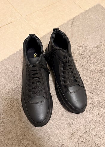 Siyah Erkek Bot Ayakkabı - Günlük - Görsel 4