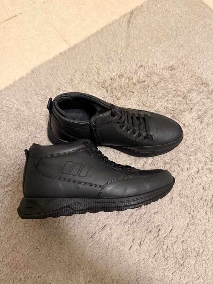 Siyah Erkek Bot Ayakkabı - Günlük - Görsel 2