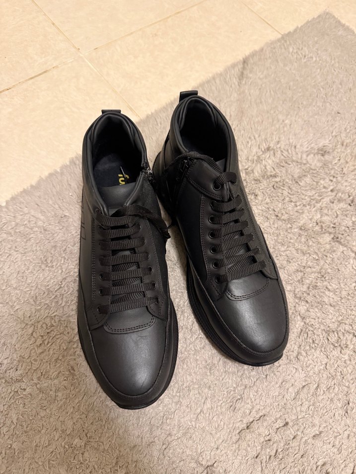 Siyah Erkek Bot Ayakkabı - Günlük - Görsel 4