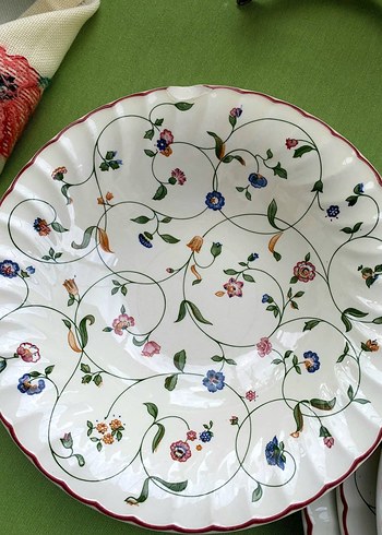 Vintage Love Oakwood Staffordshire Büyük Salata Kasesi