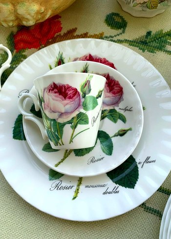 Roy Kirkham Duble Kahve Fincanı ve Pasta Tabağı Vintage Trio Set