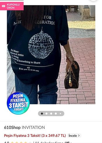 lacivert oversize tisort