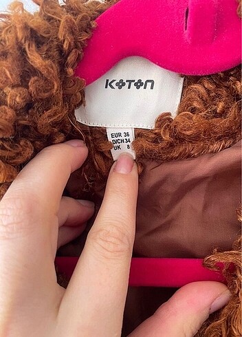 36 Beden camel Renk Kahverengi kürk