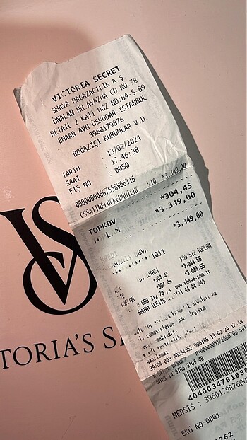 diğer Beden pembe Renk Victoria secret kalpli pijama