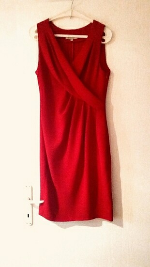40 Beden kırmızı Renk Asil bir abiye elbise 