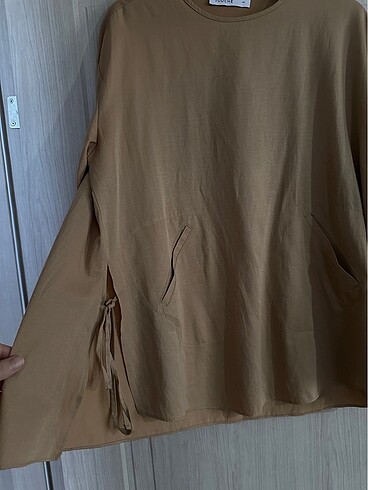 44 Beden camel Renk Gömlek
