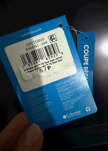 Columbia Siyah Fermuarlı Erkek Mont - Görsel 6