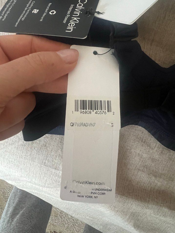 Calvin klein Lacivert Spor Sütyeni - Görsel 4