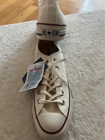 40 Beden beyaz Renk Kırık beyaz erkek converse