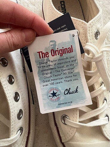 Kırık beyaz erkek converse - Görsel 6