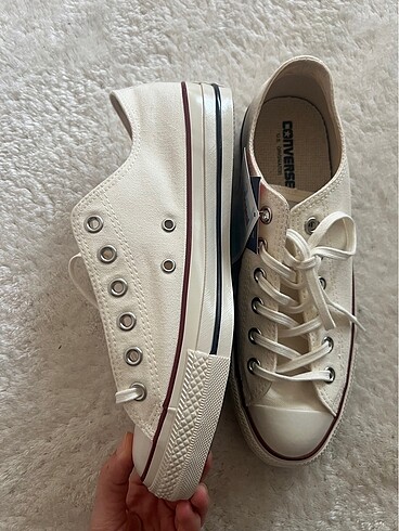 Kırık beyaz erkek converse - Görsel 9