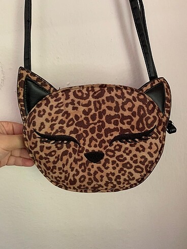 H&M H&M leopar desen çanta