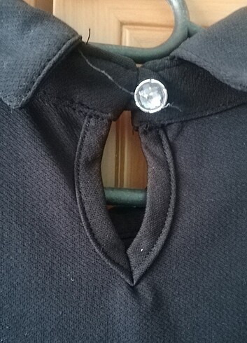 Koton nakışlı gündelik tesettür elbise - Görsel 5