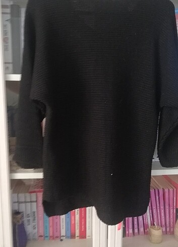 Siyah sade kazak  - Görsel 2