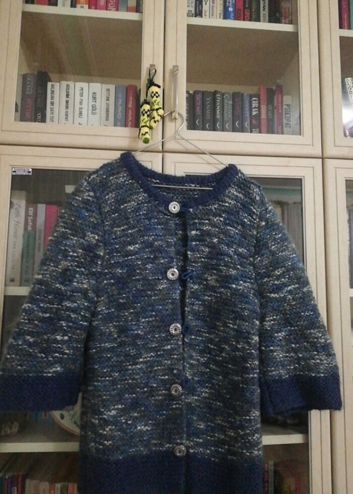 El örgüsü hırka ceket  - Görsel 2