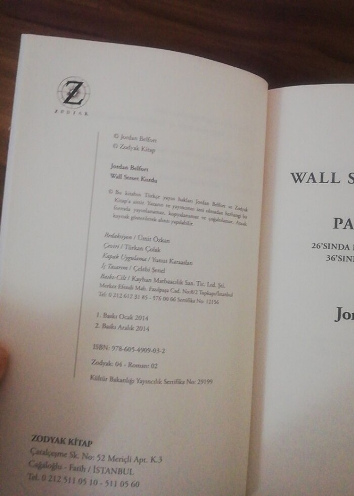 Wall street kurdu  / jordan belfort - Görsel 4