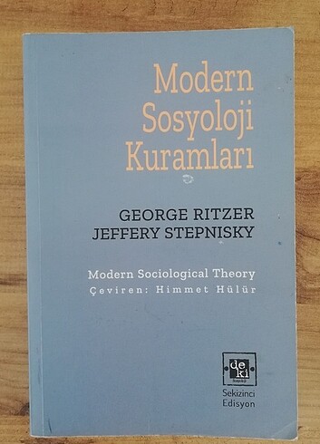  Modern sosyoloji kuramları 