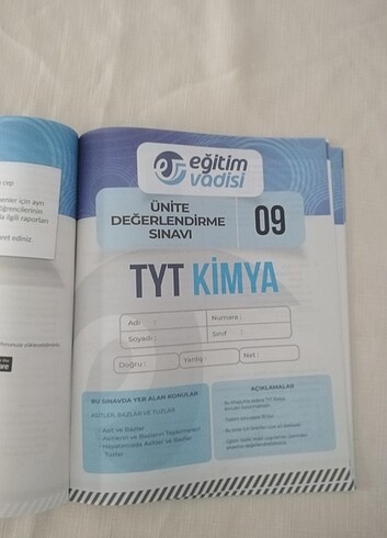 Tyt kimya denemesi