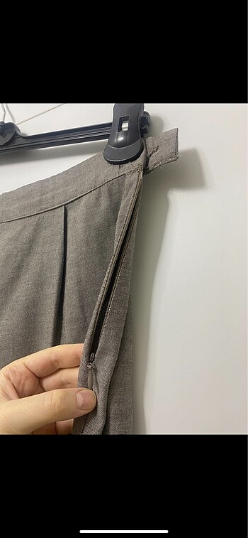 m Beden Bol paça keten pantolon
