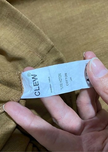 Kahverengi Kemerli Bol Kesim Keten Pantolon - Görsel 6