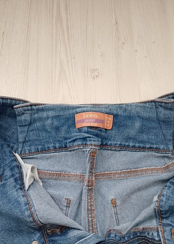 46 Beden mavi Renk Gri Mavi Normal Kesim Midi Kot Pantolon