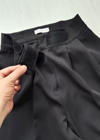 36 Beden siyah Renk Siyah Kadın Ofis Kumaş Pantolon