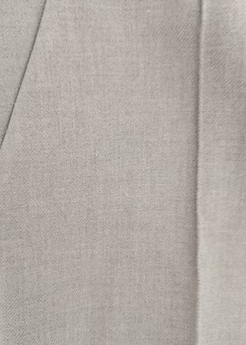 Gri Midi Kumaş Kadın Pantolon - Görsel 9