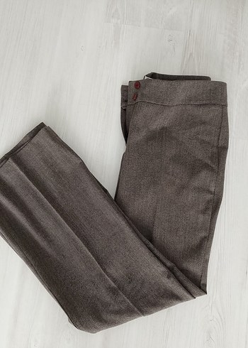 Kahverengi Kadın Kumaş Pantolon - Görsel 5