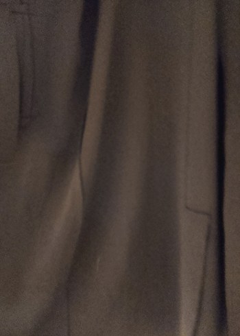 siyah süvet trençkot - Görsel 6