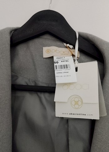 Abaci Gri kaban - Görsel 2