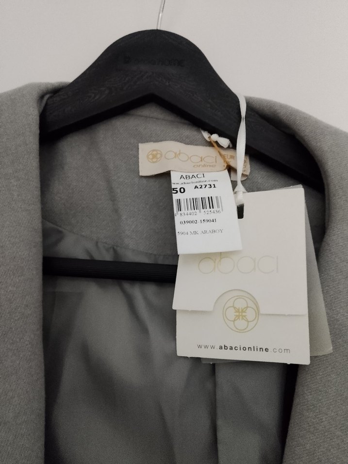 Abaci Gri kaban - Görsel 2