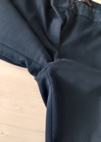 Lacivert Kadın Kumaş Pantolon - Görsel 2