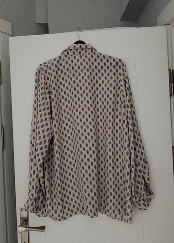 Bohem Uzun Kollu Keten Gömlek - Görsel 5