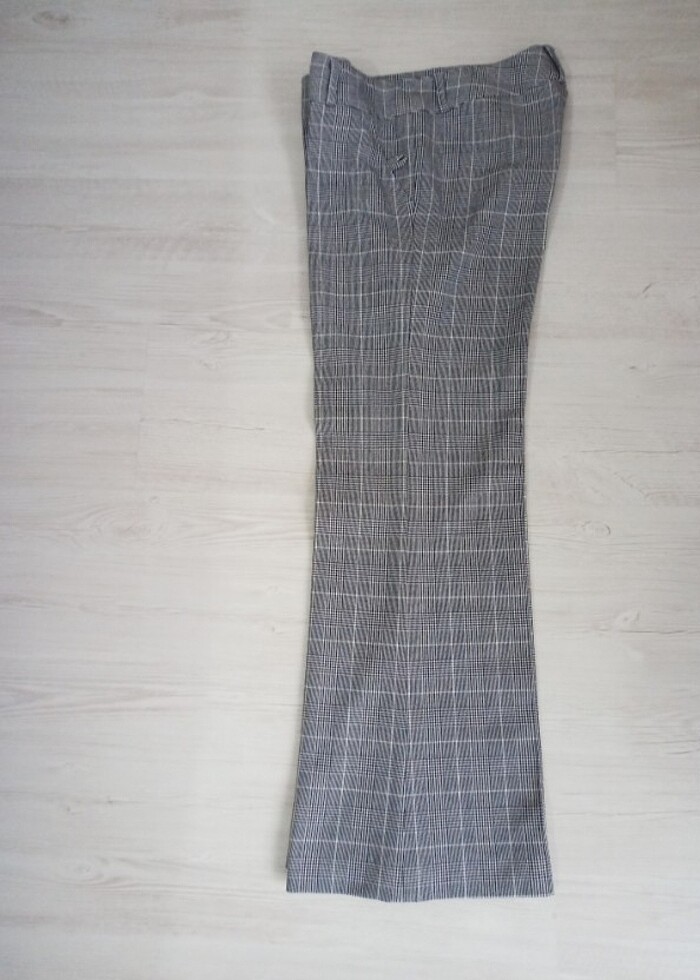 Ekoseli pantolon - Görsel 5