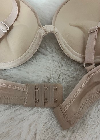 Bej Düz Bohem Tarzı Sütyen - Görsel 4