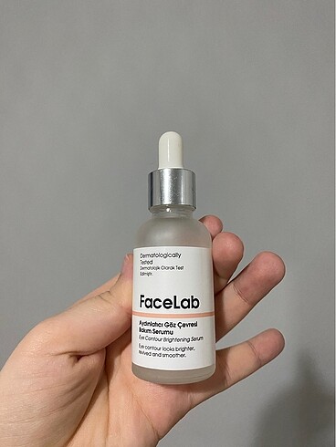 Facelab göz altı ve çevresi aydınlatıcı serum