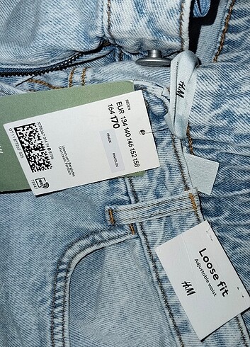 13-14 Yaş Beden H&M loose fit pantolon
