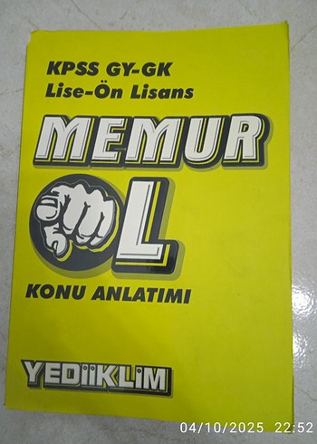 KPSS GY-GK Lise-Ön Lisans Memur Konu Anlatımı