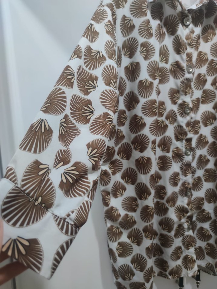 Düğmeli Uzun Kollu Mini Kadın Gömlek - Görsel 2