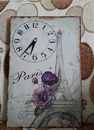  Beden beyaz Renk Duvar saati Paris