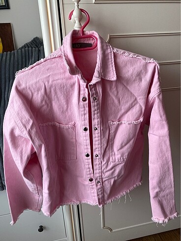 Pembe kot ceket