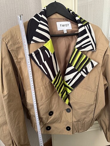 36 Beden camel Renk Twist kısa ceket