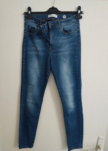 Koton Kadın Mavi Normal Kesim Denim Jean