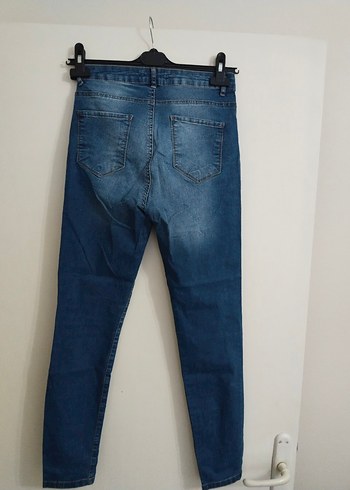 m Beden mavi Renk Kadın Mavi Normal Kesim Denim Jean